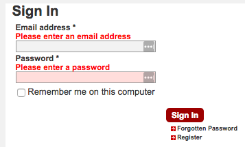 Another login page